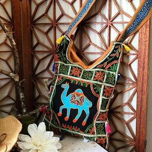 NEW BO HO TASSEL EMBROIDERED MULTI HANDBAG UNIQUE